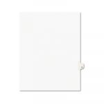 Preprinted Legal Exhibit Side Tab Index Dividers, Avery Style, 26-Tab, S, 11 x 8.5, White, 25/Pack