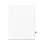 Preprinted Legal Exhibit Side Tab Index Dividers, Avery Style, 26-Tab, V, 11 x 8.5, White, 25/Pack