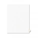 Preprinted Legal Exhibit Side Tab Index Dividers, Avery Style, 26-Tab, Z, 11 x 8.5, White, 25/Pack