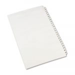 Preprinted Legal Exhibit Side Tab Index Dividers, Avery Style, 25-Tab, 101 to 125, 14 x 8.5, White, 1 Set