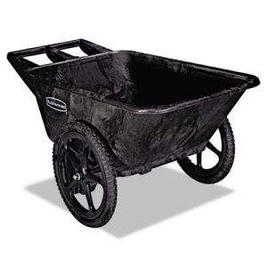 Big Wheel Agriculture Cart, 300-lb Cap, 32-3/4 x 58 x 28-1/4, Black