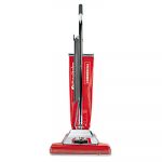 TRADITION Bagless Upright Vacuum, 16" Wide Path, 18.5 lb, Red
