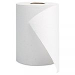 Hardwound Roll Towels, White, 8" x 350 ft, 12 Rolls/Carton