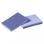 Soft Scour Scrub Sponge, 3 1/2 x 5 in, Blue, 10/Pack, 4 Packs/Carton