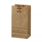 Grocery Paper Bags, 8.13" x 9.75", Kraft, 500 Bags