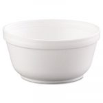 Insulated Foam Bowls, 12oz, White, 50/Pack, 20 Packs/Carton