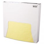 Grease-Resistant Wrap/Liner, 12 x 12, Yellow, 1000/Box, 5 Boxes/Carton