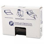 Low-Density Commercial Can Liners, 56 gal, 0.9 mil, 43" x 47", Black, 100/Carton