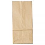Grocery Paper Bags, 5.25" x 10.94", Kraft, 500 Bags