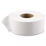 JRT Jr. Bath Tissue, Jumbo, 1-Ply, 3 1/2" x 2000ft, 9" dia, White, 12/Carton