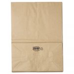 Grocery Paper Bags, 57 lb Capacity, 12" x 17", Kraft, 500 Bags