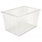 Food/Tote Boxes, 21 1/2gal, 26w x 18d x 15h, Clear