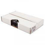 Linear Low Density Can Liners, 60 gal, 1.6 mil, 38" x 58", Black, 100/Carton