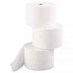 Mor-Soft Coreless Alternative Bath Tissue, 1-Ply, 2500 Sheets, 24 Rolls/Carton