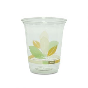 Bare Eco-Forward RPET Cold Cups, 12-14 oz, Clear, 50/Pack, 1000/Carton