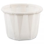 Paper Portion Cups, .5oz, White, 250/Bag, 20 Bags/Carton
