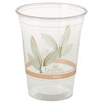 Bare Eco-Forward RPET Cold Cups, 16-18 oz, Clear, 50/Pack, 1000/Carton