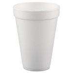 Conex Hot/Cold Foam Drinking Cups, 10oz, White, 40/Bag, 25 Bags/Carton