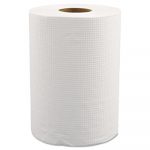 Hardwound Roll Towels, 8" x 350 ft, White, 12 Rolls/Carton
