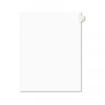Preprinted Legal Exhibit Side Tab Index Dividers, Avery Style, 10-Tab, 1, 11 x 8.5, White, 25/Pack