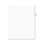 Preprinted Legal Exhibit Side Tab Index Dividers, Avery Style, 10-Tab, 6, 11 x 8.5, White, 25/Pack