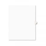 Preprinted Legal Exhibit Side Tab Index Dividers, Avery Style, 10-Tab, 13, 11 x 8.5, White, 25/Pack