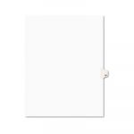 Preprinted Legal Exhibit Side Tab Index Dividers, Avery Style, 10-Tab, 15, 11 x 8.5, White, 25/Pack