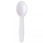 Polystyrene Taster Spoons, White, 3000/Carton
