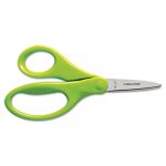 Children's Safety Scissors, Pointed, 5 in. Length, 1-3/4 in. Cut
