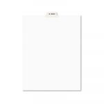 Avery-Style Preprinted Legal Bottom Tab Dividers, Exhibit M, Letter, 25/Pack