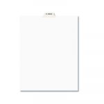 Avery-Style Preprinted Legal Bottom Tab Dividers, Exhibit W, Letter, 25/Pack