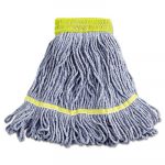 Super Loop Wet Mop Heads, Cotton/Synthetic, Small Size, Blue