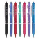 FriXion Clicker Erasable Retractable Gel Pen, 0.7mm, Assorted Ink/Barrel, 7/Pack