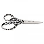 8" Designer Zebra Scissors with Recycled Handles