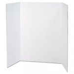 Spotlight Presentation Board, 48 x 36, White, 24/Carton