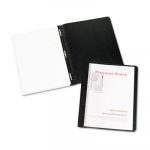 Durable Clear Front Report Cover w/Prong Fasteners, 1/8" Cap, Clear/Black, 25/BX