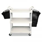 Xtra Utility Cart, 300-lb Cap, Three-Shelves, 20w x 40-5/8d x 37-4/5h, Gray