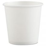 Polycoated Hot Paper Cups, 4 oz, White