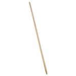 Tapered-Tip Wood Broom/Sweep Handle, 60", Natural