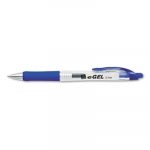 eGEL Retractable Gel Pen, Medium 0.7mm, Blue Ink, Blue Barrel