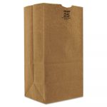 Grocery Paper Bags, 8.25" x 15.88", Kraft, 500/Bundle