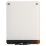 Clarity Glass Personal Dry Erase Boards, Ultra-White Backing, 12 x 16