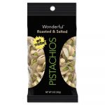 Wonderful Pistachios, Roasted & Salted, 1 oz Pack, 12/Box