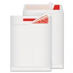 Tamper-Indicating Mailers Made with Tyvek, #10 1/2, Flip-Stik Flap, Flap-Stik Closure, 9 x 12, White, 100/Box