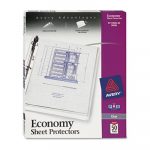 Top-Load Sheet Protector, Economy Gauge, Letter, Clear, 50/Box