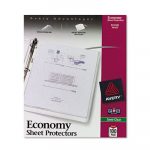 Top-Load Sheet Protector, Economy Gauge, Letter, Semi-Clear, 100/Box