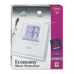 Top-Load Sheet Protector, Economy Gauge, Letter, Clear, 100/Box