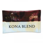 100% Pure Coffee, Kona Blend, 1.5 oz Pack, 42 Packs/Carton
