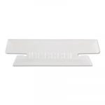 Hanging File Folder Tabs, 1/3 Tab, 3 1/2", Clear Tab/White Insert, 25/Pack