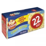 Microwave Popcorn, Light Butter, 2.5oz Bag, 22/Box